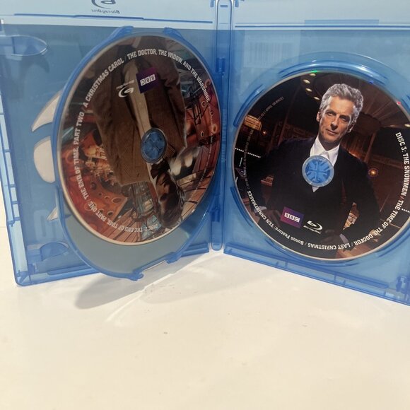 Doctor Who The Christmas Specials 3 Disc Blu-ray Set BBC Sci Fi Tested See Pics! - Picture 4 of 4